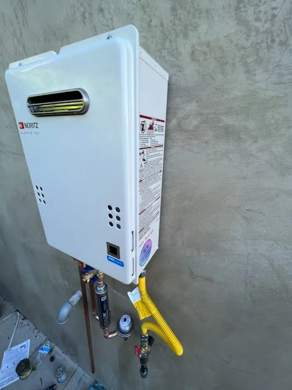 Tankless water heater installation for Stiefler Corner homes